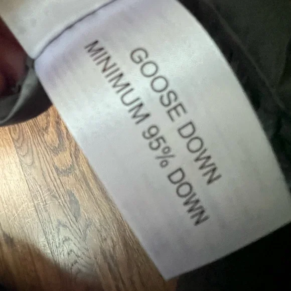 NWOT Sample Fjallraven Snow Flake Parka Goose Down Coat Long Hooded Black Gold - Picture 9 of 12